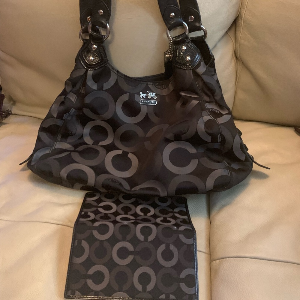 Coach bag and cover